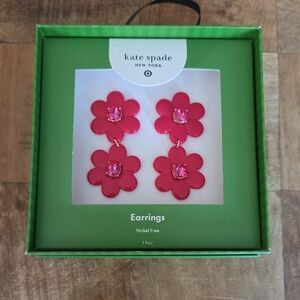 Kate Spade Pink Floral Jewelry Earrings